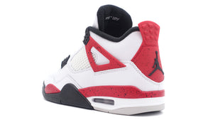 JORDAN BRAND AIR JORDAN 4 RETRO "RED CEMENT" "MICHAEL JORDAN" WHITE/FIRE RED/BLACK/NEUTRAL GREY 2