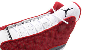 JORDAN BRAND AIR JORDAN 13 RETRO "RED FLINT" "MICHAEL JORDAN" GYM RED/BLACK/FLINT GREY/WHITE 6