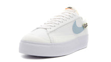 画像をギャラリービューアに読み込む, NIKE (WMNS) BLAZER LOW PLATFORM NEXT NATURE "AIR SPRUNG" WHITE/BOARDER BLUE/PINK OXFORD 1