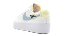 画像をギャラリービューアに読み込む, NIKE (WMNS) BLAZER LOW PLATFORM NEXT NATURE "AIR SPRUNG" WHITE/BOARDER BLUE/PINK OXFORD 2