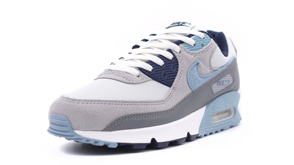 NIKE AIR MAX 90 PURE PLATINUM/WORN BLUE/OBSIDIAN/WOLF GREY/COOL