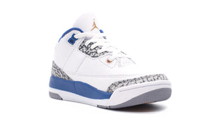 JORDAN BRAND JORDAN 3 RETRO PS "WIZARDS" "MICHAEL JORDAN" WHITE/METALLIC COPPER/TRUE BLUE 5
