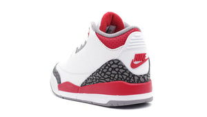 JORDAN BRAND JORDAN 3 RETRO PS "FIRE RED" "MICHAEL JORDAN" WHITE/FIRE RED/BLACK/CEMENT GREY 2