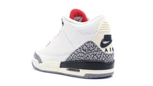 画像をギャラリービューアに読み込む, JORDAN BRAND AIR JORDAN 3 RETRO GS &quot;WHITE CEMENT REIMAGINED&quot; &quot;MICHAEL JORDAN&quot; SUMMIT WHITE/FIRE RED/BLACK/CEMENT GREY 2