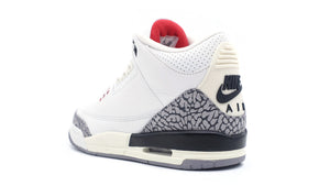 JORDAN BRAND AIR JORDAN 3 RETRO GS "WHITE CEMENT REIMAGINED" "MICHAEL JORDAN" SUMMIT WHITE/FIRE RED/BLACK/CEMENT GREY 2