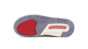 JORDAN BRAND AIR JORDAN 3 RETRO GS "WHITE CEMENT REIMAGINED" "MICHAEL JORDAN" SUMMIT WHITE/FIRE RED/BLACK/CEMENT GREY 4