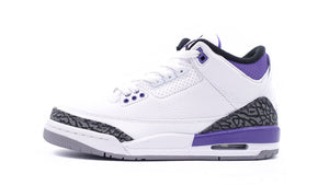 JORDAN BRAND AIR JORDAN 3 RETRO GS "DARK IRIS" "MICHAEL JORDAN" WHITE/BLACK/DARK IRIS/VIOLET HAZE 3