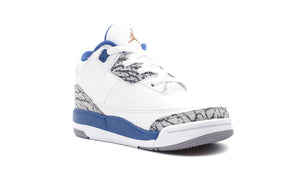 JORDAN BRAND JORDAN 3 RETRO TD "WIZARDS" "MICHAEL JORDAN" WHITE/METALLIC COPPER/TRUE BLUE 5