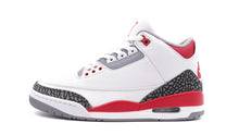 画像をギャラリービューアに読み込む, JORDAN BRAND AIR JORDAN 3 RETRO &quot;FIRE RED&quot; &quot;MICHAEL JORDAN&quot; WHITE/FIRE RED/BLACK/CEMENT GREY 3