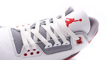 画像をギャラリービューアに読み込む, JORDAN BRAND AIR JORDAN 3 RETRO &quot;FIRE RED&quot; &quot;MICHAEL JORDAN&quot; WHITE/FIRE RED/BLACK/CEMENT GREY 6
