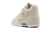 画像をギャラリービューアに読み込む, JORDAN BRAND (WMNS) AIR JORDAN 4 RETRO &quot;BLANK CANVAS&quot; &quot;MICHAEL JORDAN&quot; SAIL/SAIL/CEMENT GREY/FIRE RED 2