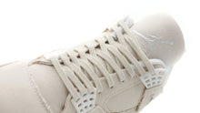 画像をギャラリービューアに読み込む, JORDAN BRAND (WMNS) AIR JORDAN 4 RETRO &quot;BLANK CANVAS&quot; &quot;MICHAEL JORDAN&quot; SAIL/SAIL/CEMENT GREY/FIRE RED 6