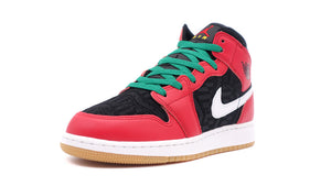 JORDAN BRAND AIR JORDAN 1 MID SE GS "MICHAEL JORDAN" BLACK/FIRE RED/WHITE/MALACHITE 1