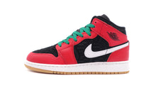 画像をギャラリービューアに読み込む, JORDAN BRAND AIR JORDAN 1 MID SE GS &quot;MICHAEL JORDAN&quot; BLACK/FIRE RED/WHITE/MALACHITE 3