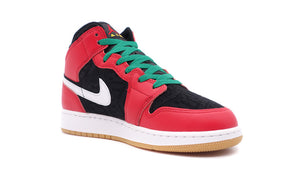 JORDAN BRAND AIR JORDAN 1 MID SE GS "MICHAEL JORDAN" BLACK/FIRE RED/WHITE/MALACHITE 5