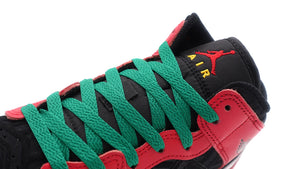 JORDAN BRAND AIR JORDAN 1 MID SE GS "MICHAEL JORDAN" BLACK/FIRE RED/WHITE/MALACHITE 6