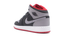 画像をギャラリービューアに読み込む, JORDAN BRAND AIR JORDAN 1 MID GS &quot;MICHAEL JORDAN&quot; BLACK/CEMENT GREY/FIRE RED/WHITE 2