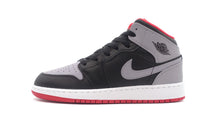 画像をギャラリービューアに読み込む, JORDAN BRAND AIR JORDAN 1 MID GS &quot;MICHAEL JORDAN&quot; BLACK/CEMENT GREY/FIRE RED/WHITE 3