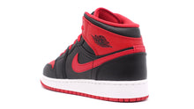画像をギャラリービューアに読み込む, JORDAN BRAND AIR JORDAN 1 MID GS &quot;MICHAEL JORDAN&quot; BLACK/FIRE RED/WHITE 2