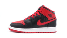 画像をギャラリービューアに読み込む, JORDAN BRAND AIR JORDAN 1 MID GS &quot;MICHAEL JORDAN&quot; BLACK/FIRE RED/WHITE 3