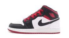 画像をギャラリービューアに読み込む, JORDAN BRAND AIR JORDAN 1 MID GS &quot;MICHAEL JORDAN&quot; WHITE/GIM RED/BLACK 3