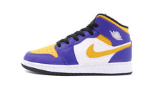 画像をギャラリービューアに読み込む, JORDAN BRAND AIR JORDAN 1 MID GS &quot;MICHAEL JORDAN&quot; DARK CONCORD/TAXI/WHITE/BLACK 3