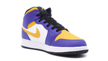 画像をギャラリービューアに読み込む, JORDAN BRAND AIR JORDAN 1 MID GS &quot;MICHAEL JORDAN&quot; DARK CONCORD/TAXI/WHITE/BLACK 5