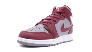 JORDAN BRAND AIR JORDAN 1 MID GS "MICHAEL JORDAN" CHERRYWOOD RED/WHITE/CEMENT GREY 1