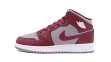 画像をギャラリービューアに読み込む, JORDAN BRAND AIR JORDAN 1 MID GS &quot;MICHAEL JORDAN&quot; CHERRYWOOD RED/WHITE/CEMENT GREY 3