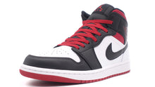 画像をギャラリービューアに読み込む, JORDAN BRAND AIR JORDAN 1 MID &quot;MICHAEL JORDAN&quot; WHITE/GIM RED/BLACK 1