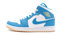 画像をギャラリービューアに読み込む, JORDAN BRAND AIR JORDAN 1 MID &quot;MICHAEL JORDAN&quot; AQUATONE/CELESTIAL GOLD/WHITE 3