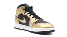 画像をギャラリービューアに読み込む, JORDAN BRAND AIR JORDAN 1 MID SE GS &quot;MICHAEL JORDAN&quot; BLACK/METALLIC GOLD/WHITE 5