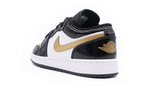 画像をギャラリービューアに読み込む, JORDAN BRAND AIR JORDAN 1 LOW SE GS &quot;MICHAEL JORDAN&quot; BLACK/METALLIC GOLD/WHITE 2