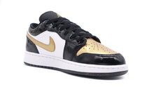画像をギャラリービューアに読み込む, JORDAN BRAND AIR JORDAN 1 LOW SE GS &quot;MICHAEL JORDAN&quot; BLACK/METALLIC GOLD/WHITE 5
