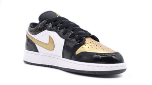 JORDAN BRAND AIR JORDAN 1 LOW SE GS "MICHAEL JORDAN" BLACK/METALLIC GOLD/WHITE 5