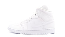 画像をギャラリービューアに読み込む, JORDAN BRAND (WMNS) AIR JORDAN 1 MID &quot;MICHAEL JORDAN&quot; WHITE/WHITE/WHITE 3