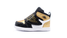 画像をギャラリービューアに読み込む, JORDAN BRAND SKY JORDAN 1 TD &quot;MICHAEL JORDAN&quot; BLACK/METALLIC GOLD/WHITE 3