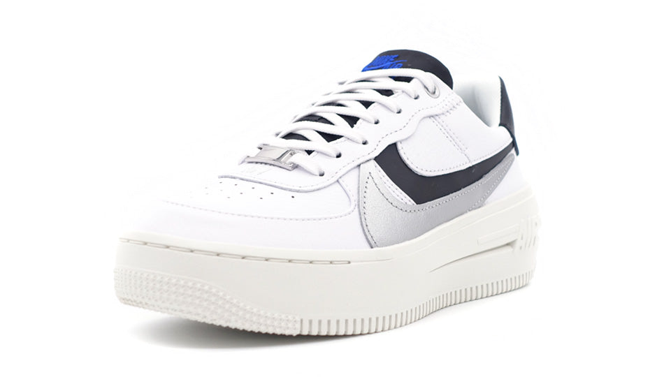 NIKE (WMNS) AIR FORCE 1 PLT.AF.ORM LV8 WHITE/BLACK/METALLIC SILVER ...