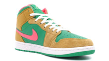 画像をギャラリービューアに読み込む, JORDAN BRAND AIR JORDAN 1 MID SE &quot;MICHAEL JORDAN&quot; CHUTNEY/CELESTIAL GOLD/LUCKY GREEN 5