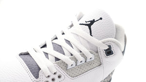 JORDAN BRAND AIR JORDAN 3 RETRO GS "ANIMAL ICON" "MICHAEL JORDAN" WHITE/BLACK/IRON/LIGHT ASH GREY 6