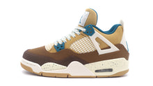 画像をギャラリービューアに読み込む, JORDAN BRAND AIR JORDAN 4 RETRO GS &quot;OUTDOOR EXPLORER&quot; &quot;MICHAEL JORDAN&quot; CACAO WOW/GEODE TEAL/ALE BROWN/TWINE/SAIL/LUMINOUS GREEN 3