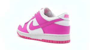 NIKE DUNK LOW GS WHITE/LASER FUCHSIA – mita sneakers