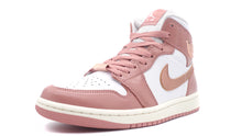 画像をギャラリービューアに読み込む, JORDAN BRAND (WMNS) AIR JORDAN 1 MID SE &quot;MICHAEL JORDAN&quot; RED STARDUST/METALLIC COPPER/WHITE/SAIL 1