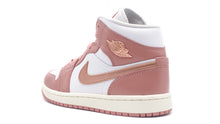 画像をギャラリービューアに読み込む, JORDAN BRAND (WMNS) AIR JORDAN 1 MID SE &quot;MICHAEL JORDAN&quot; RED STARDUST/METALLIC COPPER/WHITE/SAIL 2