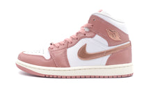 画像をギャラリービューアに読み込む, JORDAN BRAND (WMNS) AIR JORDAN 1 MID SE &quot;MICHAEL JORDAN&quot; RED STARDUST/METALLIC COPPER/WHITE/SAIL 3