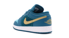 画像をギャラリービューアに読み込む, JORDAN BRAND AIR JORDAN 1 LOW SE GS &quot;MICHAEL JORDAN&quot; GEODE TEAL/METALLIC GOLD 2