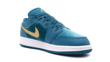 画像をギャラリービューアに読み込む, JORDAN BRAND AIR JORDAN 1 LOW SE GS &quot;MICHAEL JORDAN&quot; GEODE TEAL/METALLIC GOLD 5