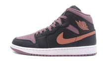 画像をギャラリービューアに読み込む, JORDAN BRAND AIR JORDAN 1 MID SE &quot;MICHAEL JORDAN&quot; BLACK/SKY J ORANGE/SKY J MAUVE/WHITE 3