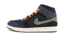 画像をギャラリービューアに読み込む, JORDAN BRAND AIR JORDAN 1 MID SE CRAFT &quot;MICHAEL JORDAN&quot; ANTHRACITE/SKY J LIGHT OLIVE/BLAVK 3