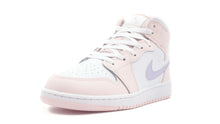 画像をギャラリービューアに読み込む, JORDAN BRAND AIR JORDAN 1 MID GS &quot;MICHAEL JORDAN&quot; PINK WASH/VIOLET FROST/WHITE 1